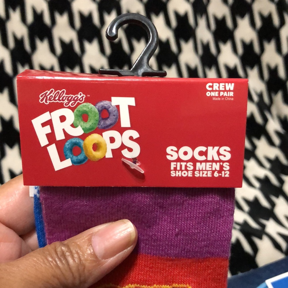 Odd Sox Froot Loops Unisex Socks - Picture 4 of 5